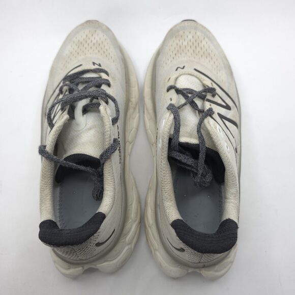 New Balance Fresh Foam X More V4 Shoes Mens Sz 8 White Blue Max Cushion Running
